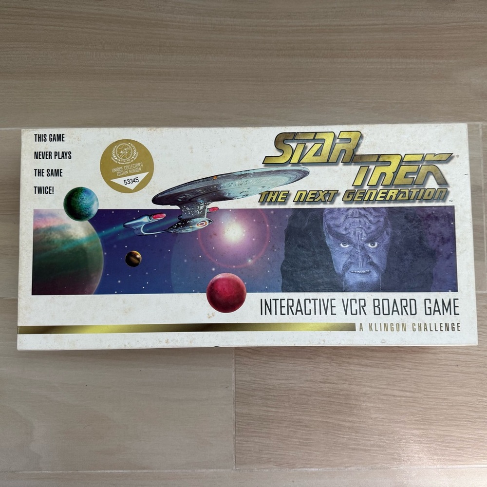 Star Trek Interactive VCR Board Game